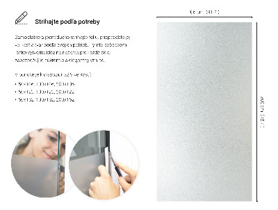 Film occultant pour vitre translucide