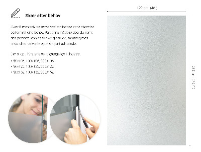 Film occultant pour vitre translucide