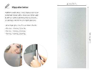 Film occultant pour vitre translucide