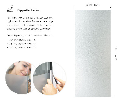 Film occultant pour vitre translucide