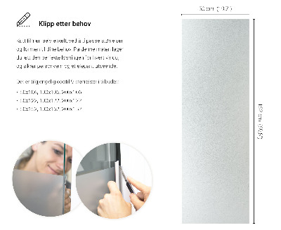 Film occultant pour vitre translucide