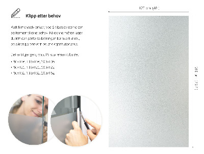 Film occultant pour vitre translucide