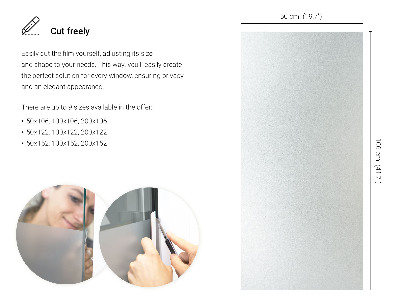 Film occultant pour vitre translucide