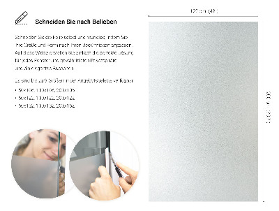 Film occultant pour vitre translucide
