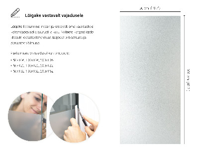 Film occultant pour vitre translucide