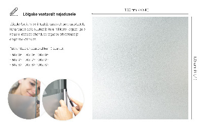 Film occultant pour vitre translucide