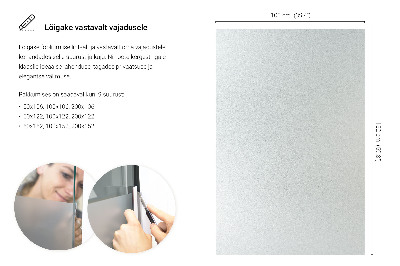 Film occultant pour vitre translucide