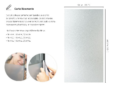Film occultant pour vitre translucide