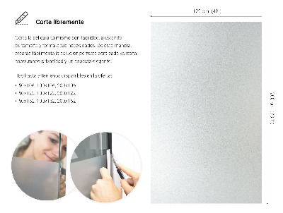 Film occultant pour vitre translucide