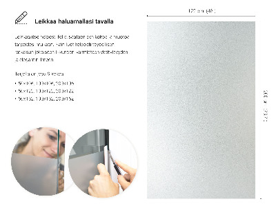 Film occultant pour vitre translucide