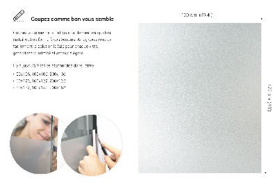 Film occultant pour vitre translucide