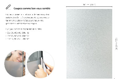 Film occultant pour vitre translucide