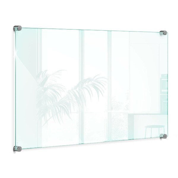 Crédence en verre transparente