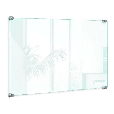 Crédence en verre transparente