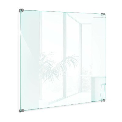 Crédence en verre transparente