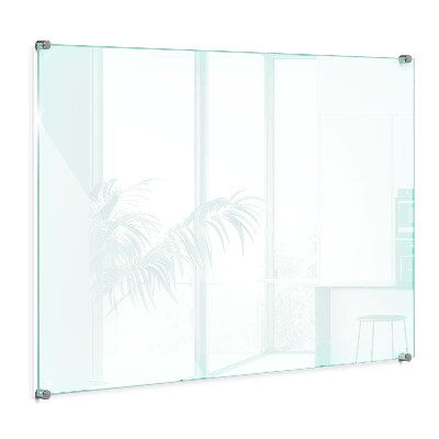 Crédence en verre transparente