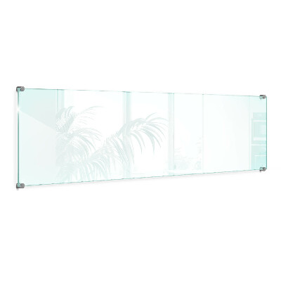 Crédence en verre transparente