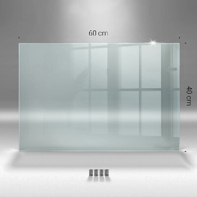 Crédence en verre transparente