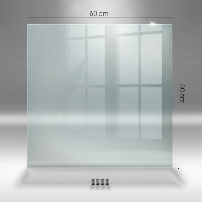 Crédence en verre transparente