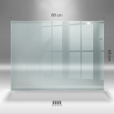 Crédence en verre transparente