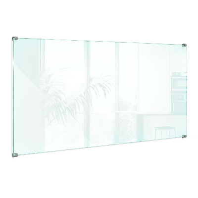 Crédence en verre transparente