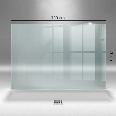 Crédence en verre transparente