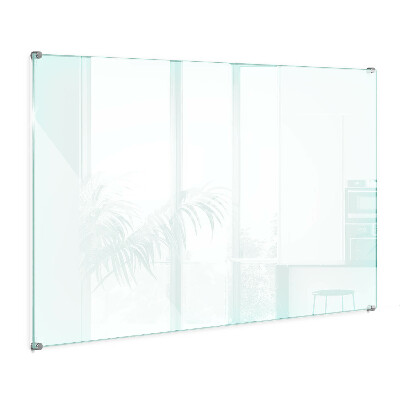 Crédence en verre transparente
