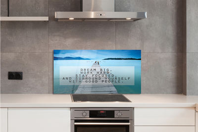 Crédences de cuisine en verre Panorama de la mer