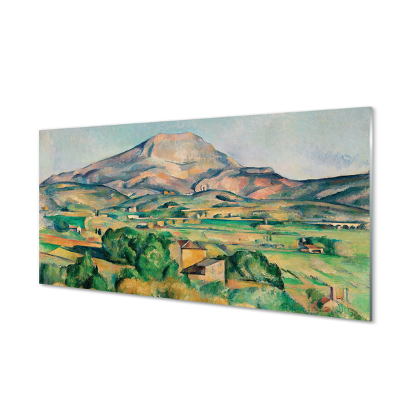 Crédences de cuisine en verre Prairie d'art en vue de haut hogy a felső
