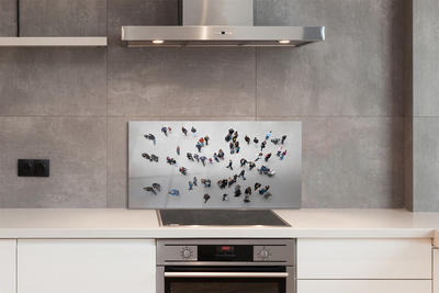 Crédences de cuisine en verre Les gens vol des oiseaux