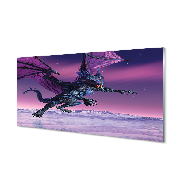Crédences de cuisine en verre Dragon ciel coloré