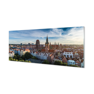 Crédences de cuisine en verre Église gdańsk panorama