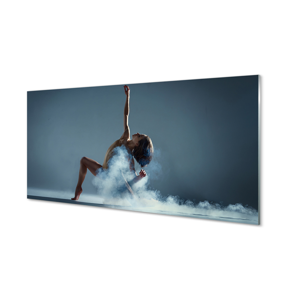 Crédences de cuisine en verre Femme danse fumée tánc füst