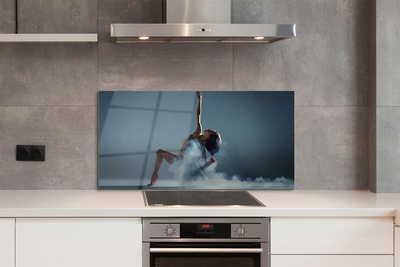 Crédences de cuisine en verre Femme danse fumée tánc füst