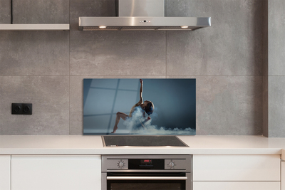 Crédences de cuisine en verre Femme danse fumée tánc füst