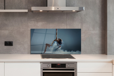 Crédences de cuisine en verre Femme danse fumée tánc füst