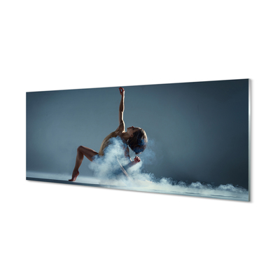 Crédences de cuisine en verre Femme danse fumée tánc füst