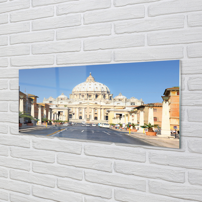 Crédences de cuisine en verre Rome bâtiments cathédrale rues