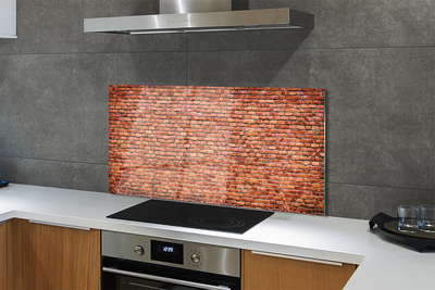 Crédences de cuisine en verre Paroi de mur de briques