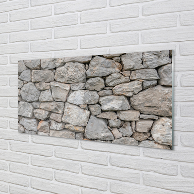 Crédences de cuisine en verre Mur mur de pierre