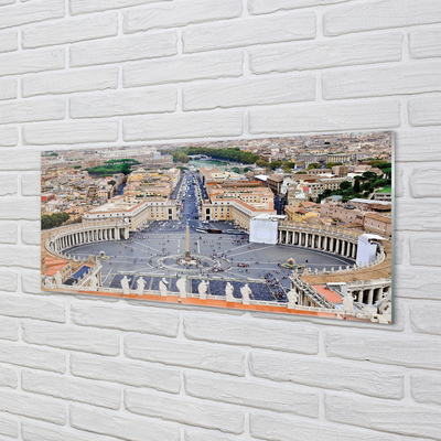 Crédences de cuisine en verre Rome vatican panorama carré