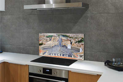 Crédences de cuisine en verre Rome vatican panorama carré