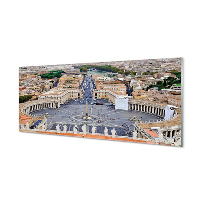 Crédences de cuisine en verre Rome vatican panorama carré