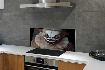 Crédences de cuisine en verre Le clown effrayant