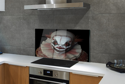Crédences de cuisine en verre Le clown effrayant