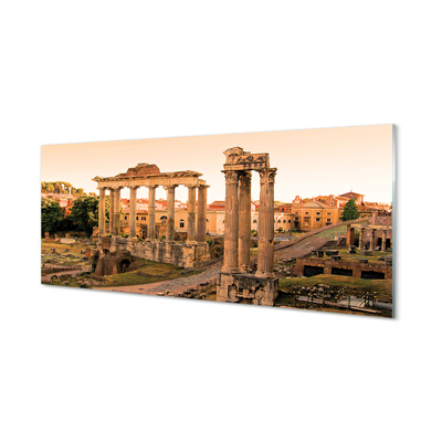 Crédences de cuisine en verre Rome lever du soleil forum romain