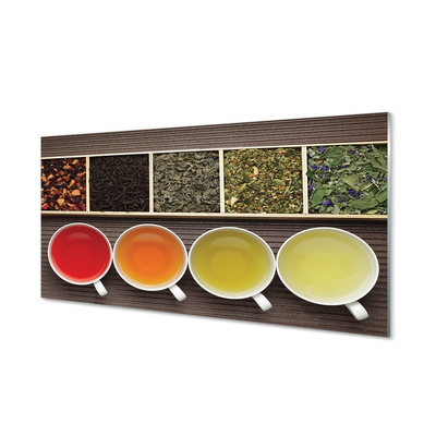 Crédences de cuisine en verre Herbes de thé