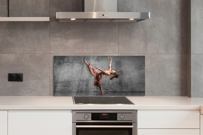 Crédences de cuisine en verre Danse cheveux longs femme