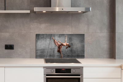 Crédences de cuisine en verre Danse cheveux longs femme