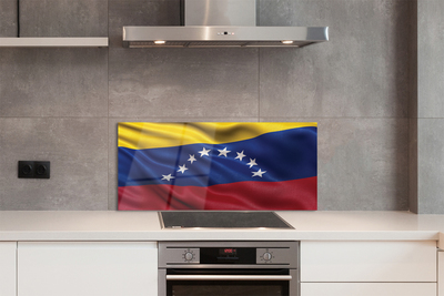 Crédences de cuisine en verre Drapeau du venezuela